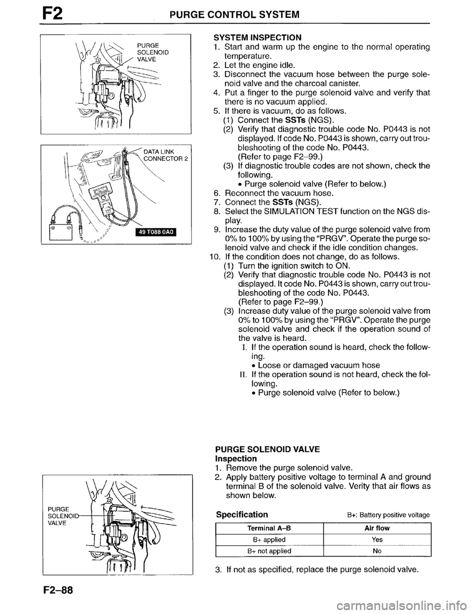MAZDA MILLENIA 1996  Workshop Manual 