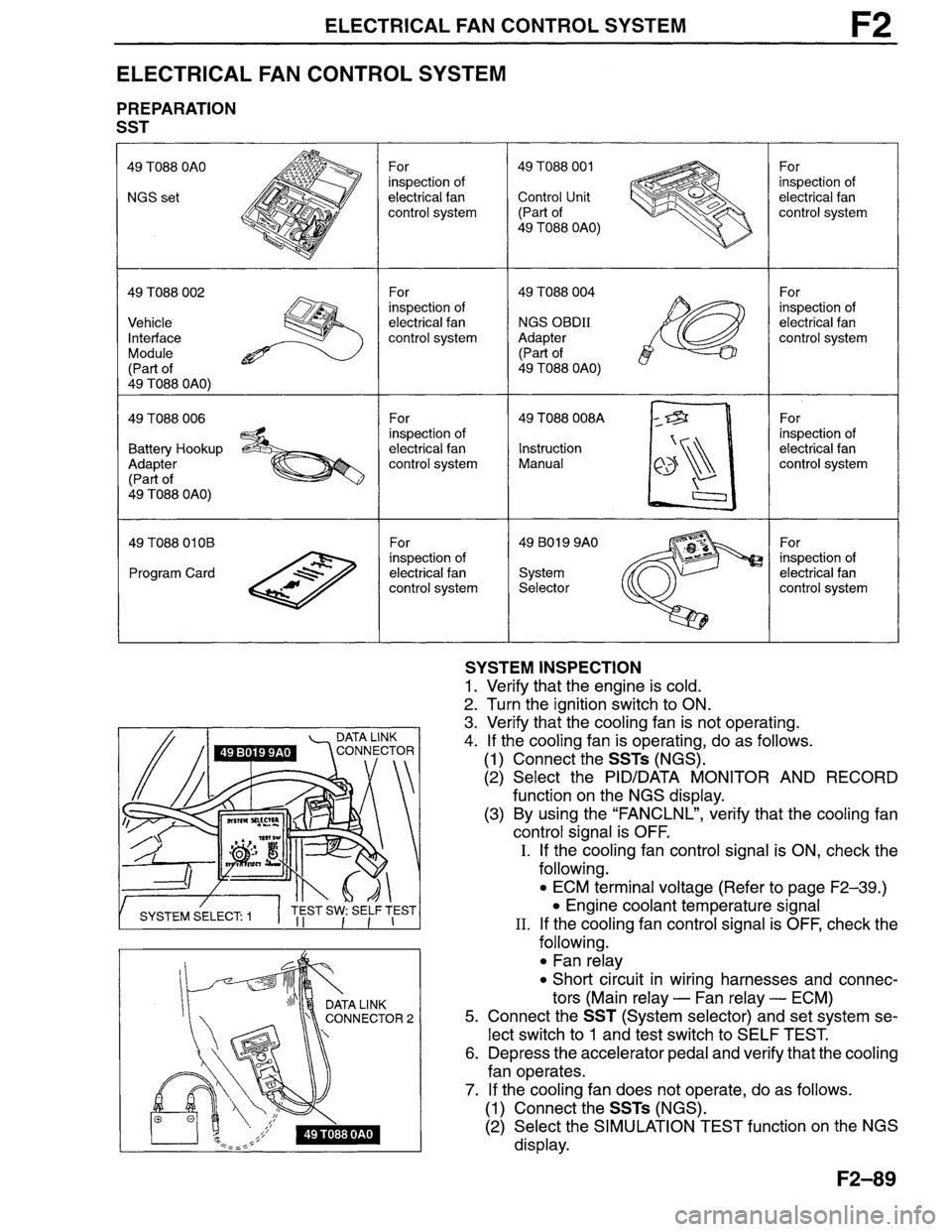 MAZDA MILLENIA 1996  Workshop Manual 