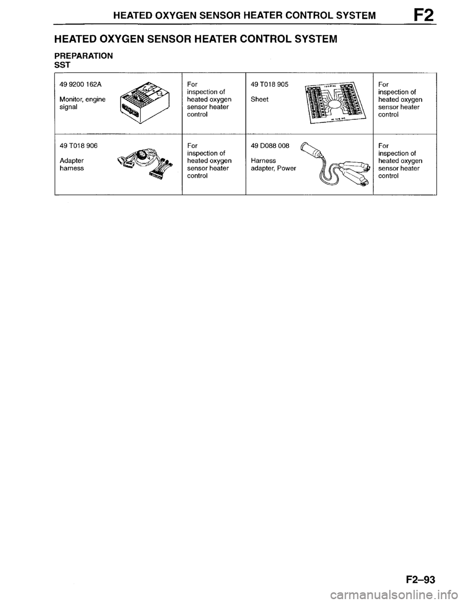 MAZDA MILLENIA 1996  Workshop Manual 
