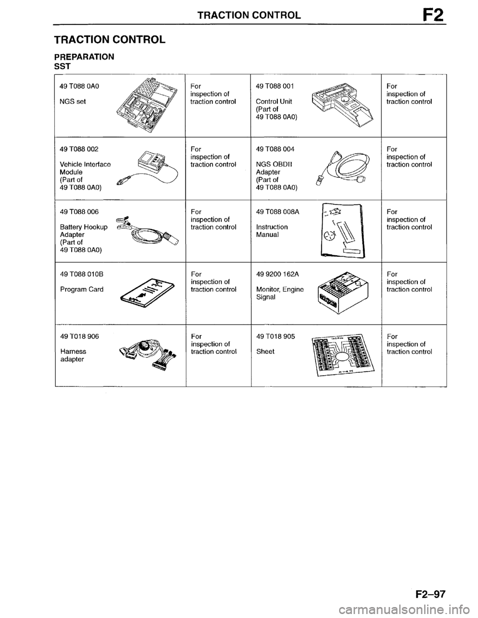 MAZDA MILLENIA 1996  Workshop Manual 