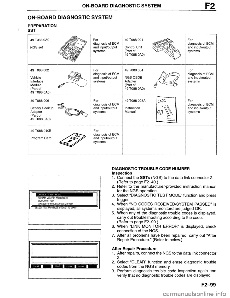 MAZDA MILLENIA 1996  Workshop Manual 