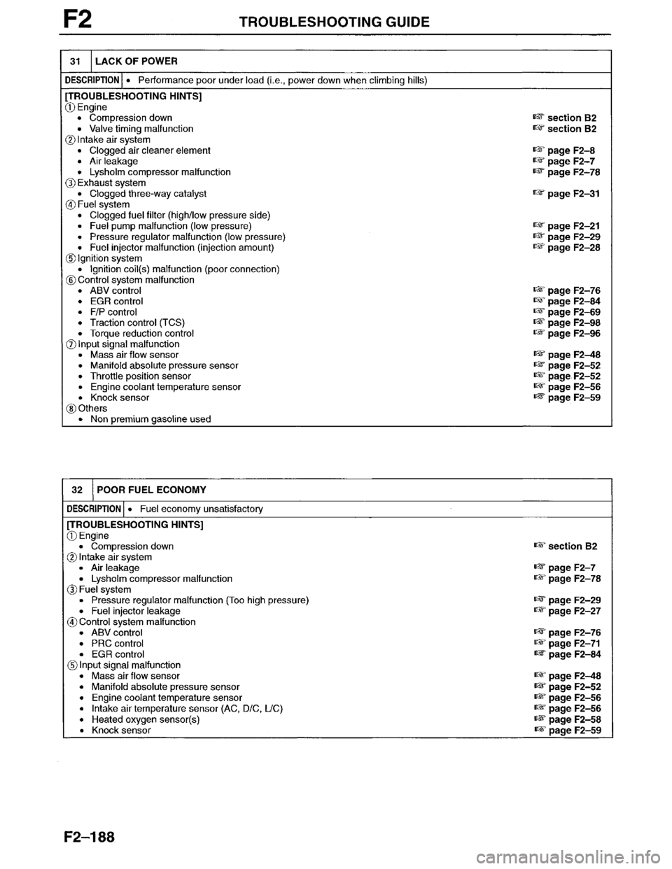 MAZDA MILLENIA 1996  Workshop Manual 