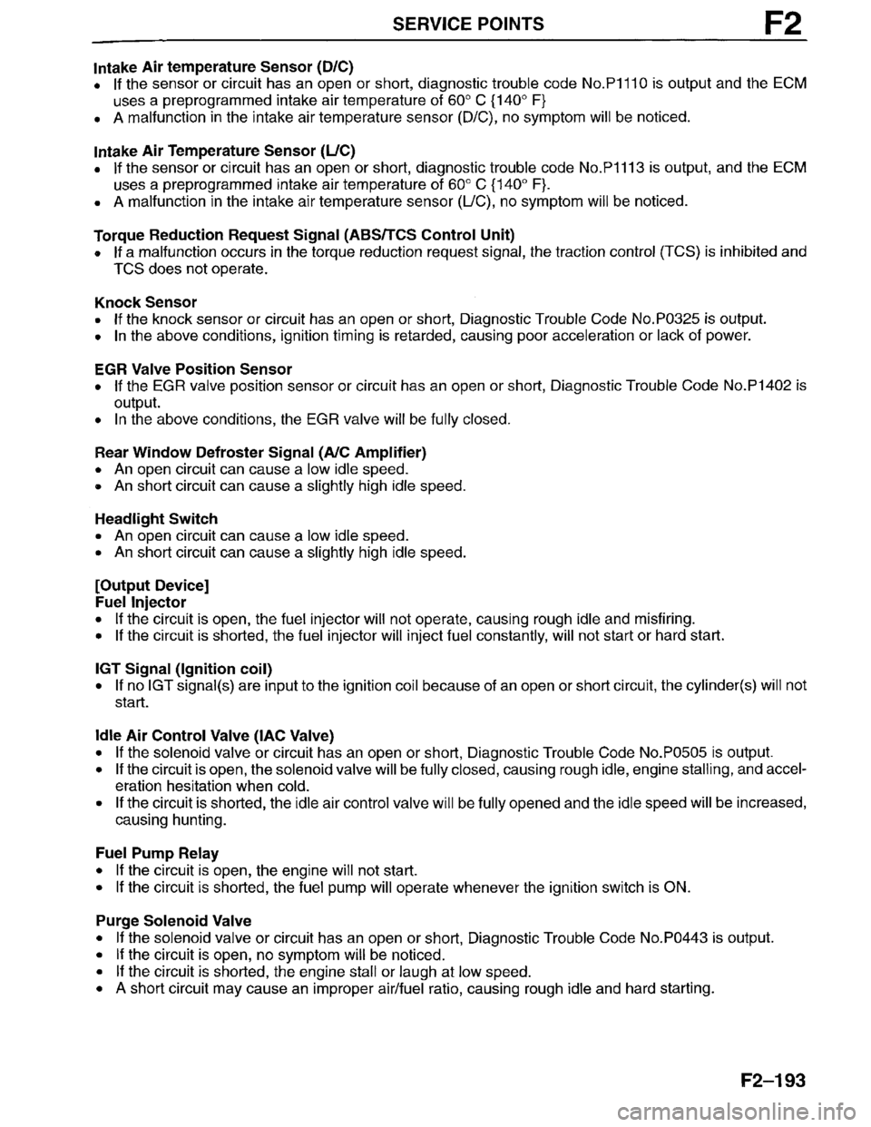 MAZDA MILLENIA 1996  Workshop Manual 
