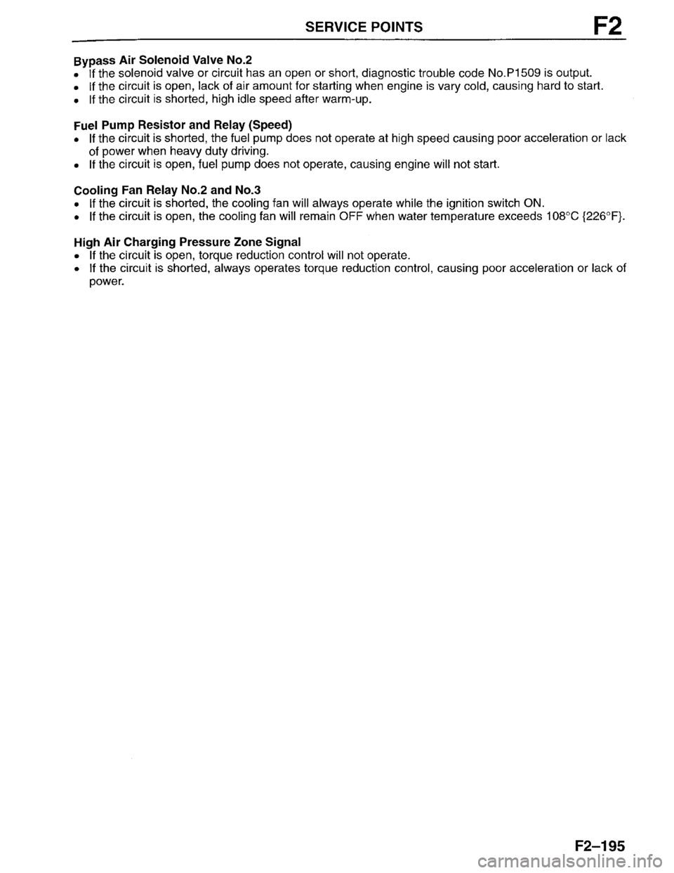 MAZDA MILLENIA 1996  Workshop Manual 