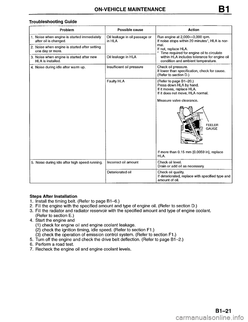 MAZDA MILLENIA 1996  Workshop Manual 