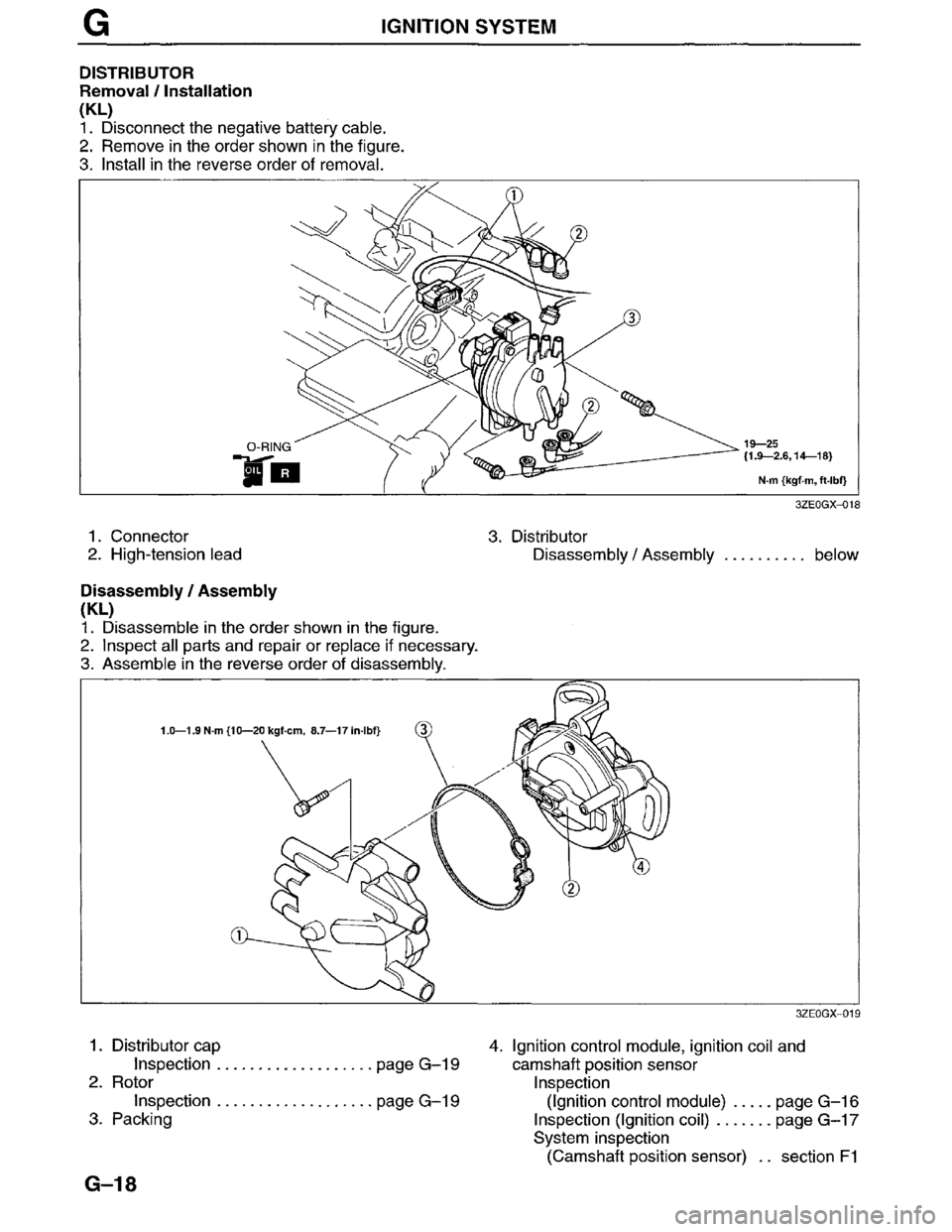 MAZDA MILLENIA 1996  Workshop Manual 