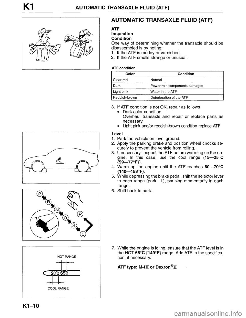 MAZDA MILLENIA 1996  Workshop Manual 