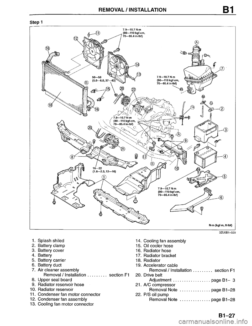 MAZDA MILLENIA 1996  Workshop Manual 