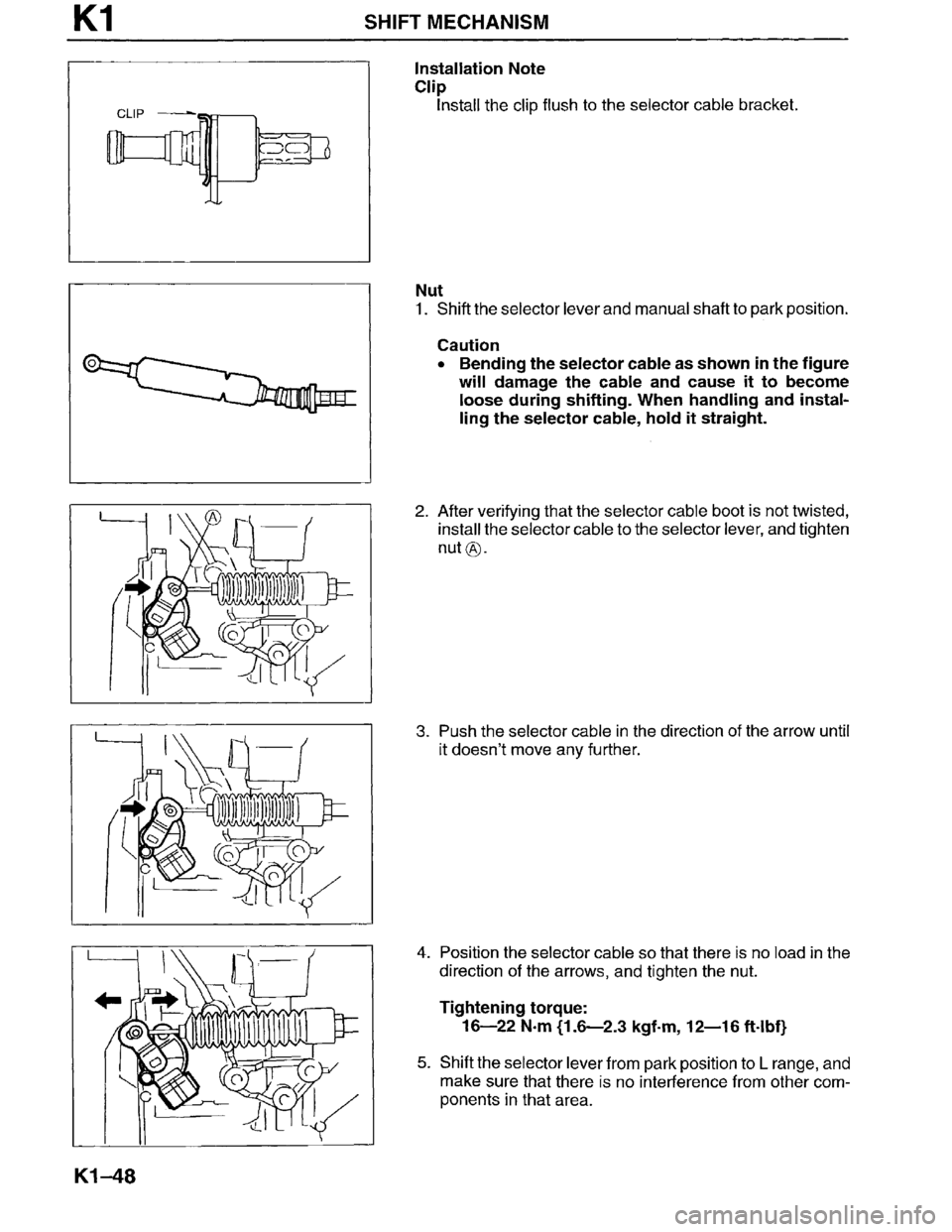 MAZDA MILLENIA 1996  Workshop Manual 