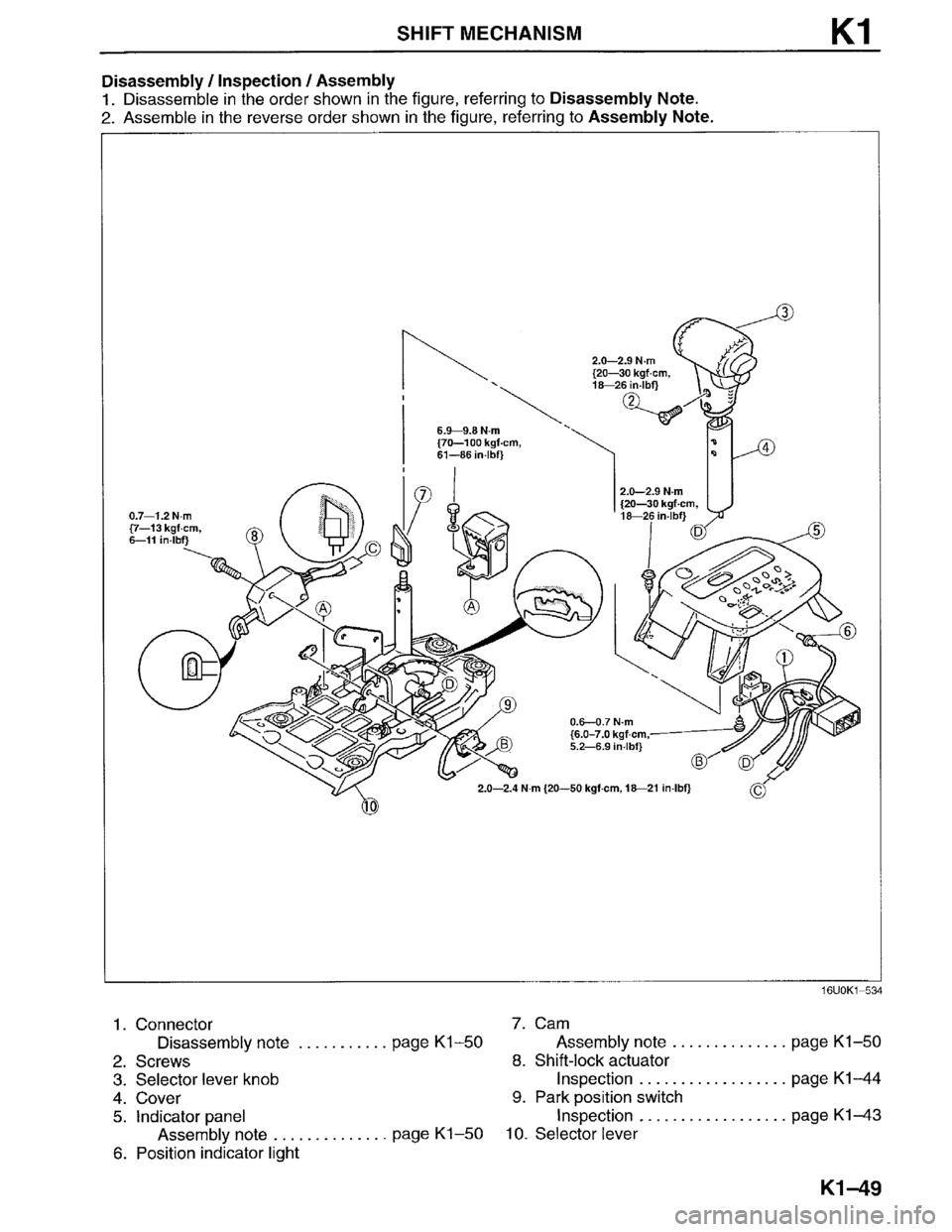 MAZDA MILLENIA 1996  Workshop Manual 