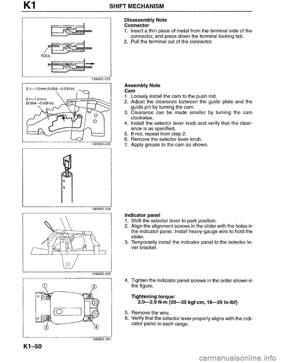 MAZDA MILLENIA 1996  Workshop Manual 