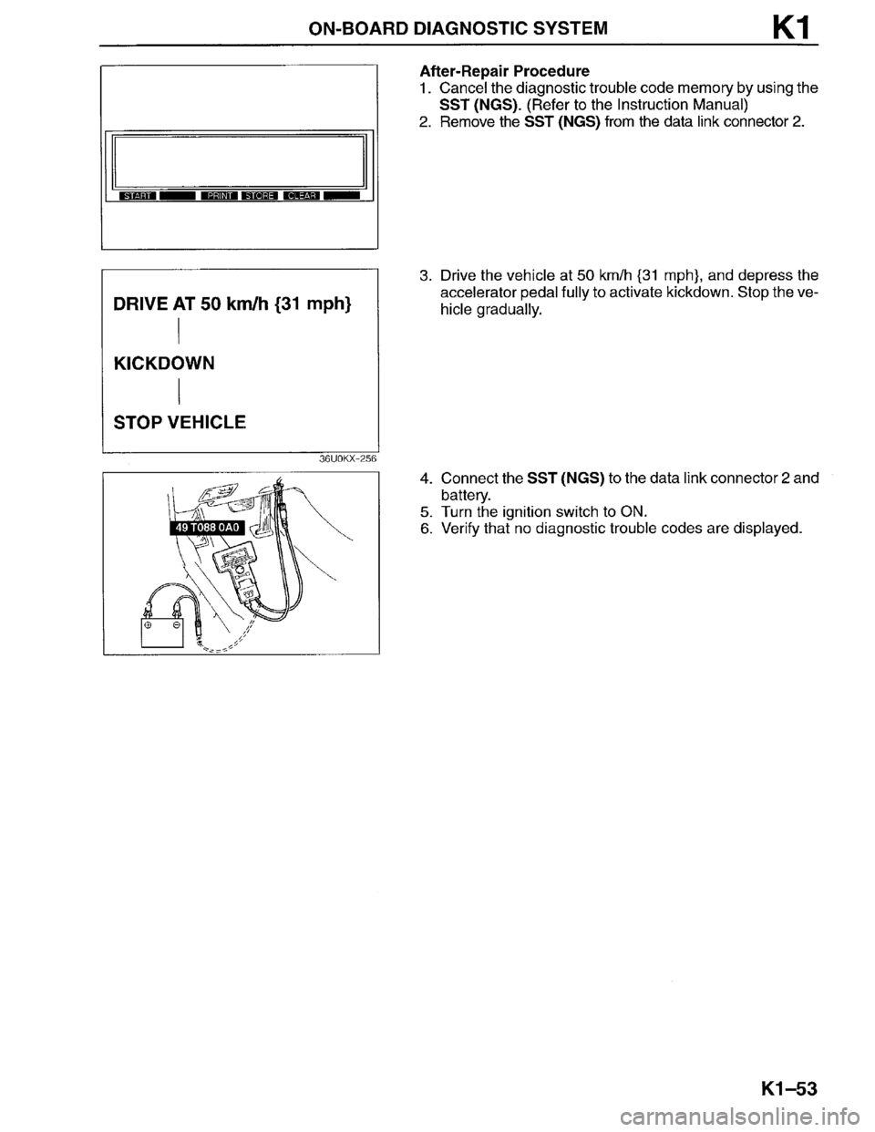 MAZDA MILLENIA 1996  Workshop Manual 