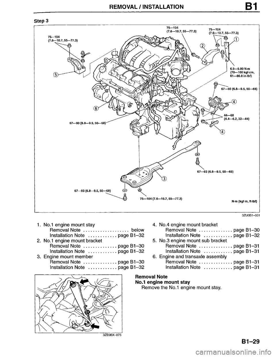 MAZDA MILLENIA 1996  Workshop Manual 
