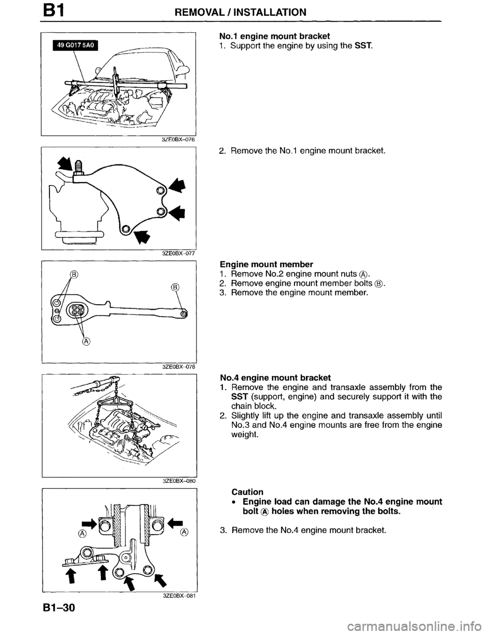 MAZDA MILLENIA 1996  Workshop Manual 
