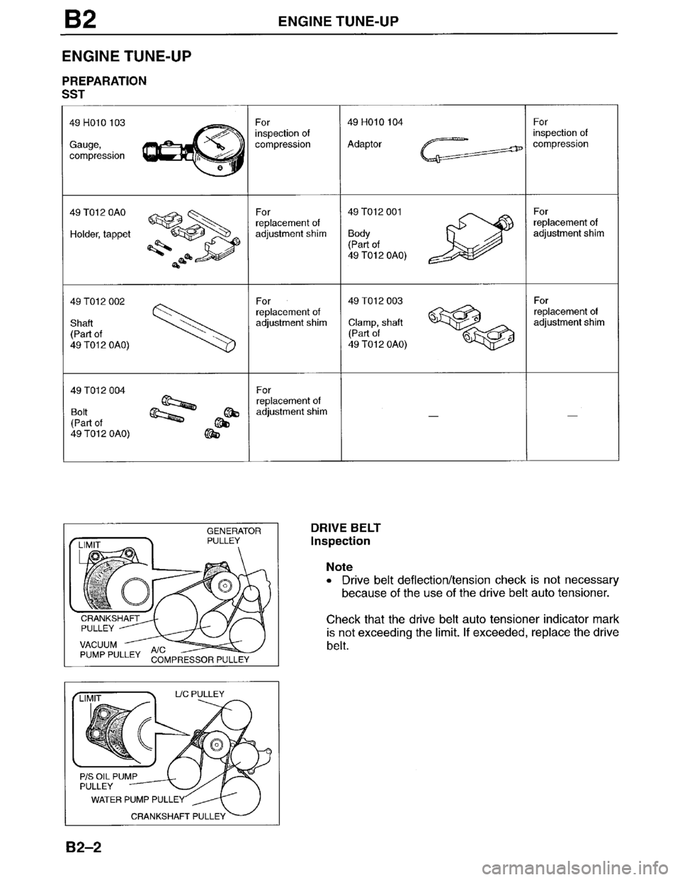 MAZDA MILLENIA 1996  Workshop Manual 