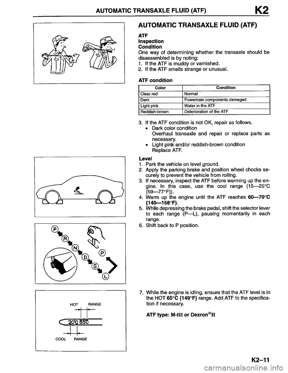 MAZDA MILLENIA 1996  Workshop Manual 