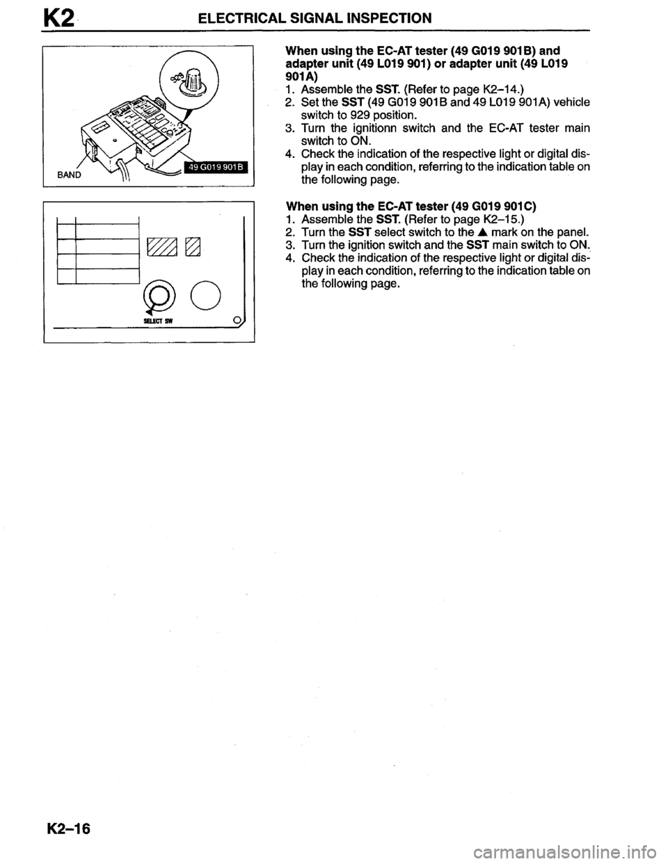MAZDA MILLENIA 1996  Workshop Manual 