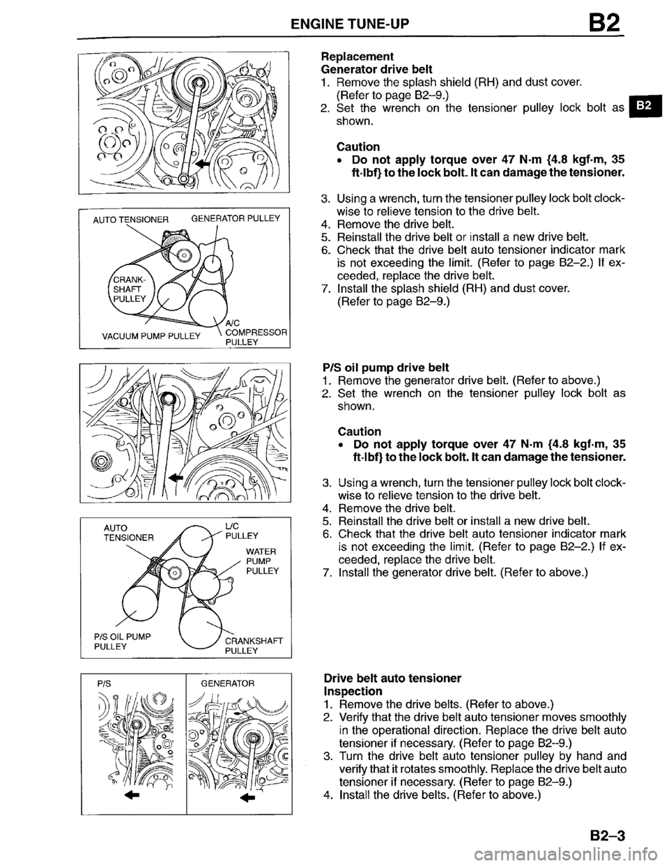 MAZDA MILLENIA 1996  Workshop Manual 