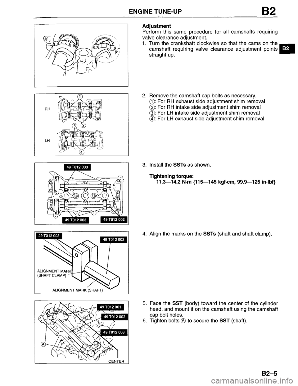 MAZDA MILLENIA 1996  Workshop Manual 