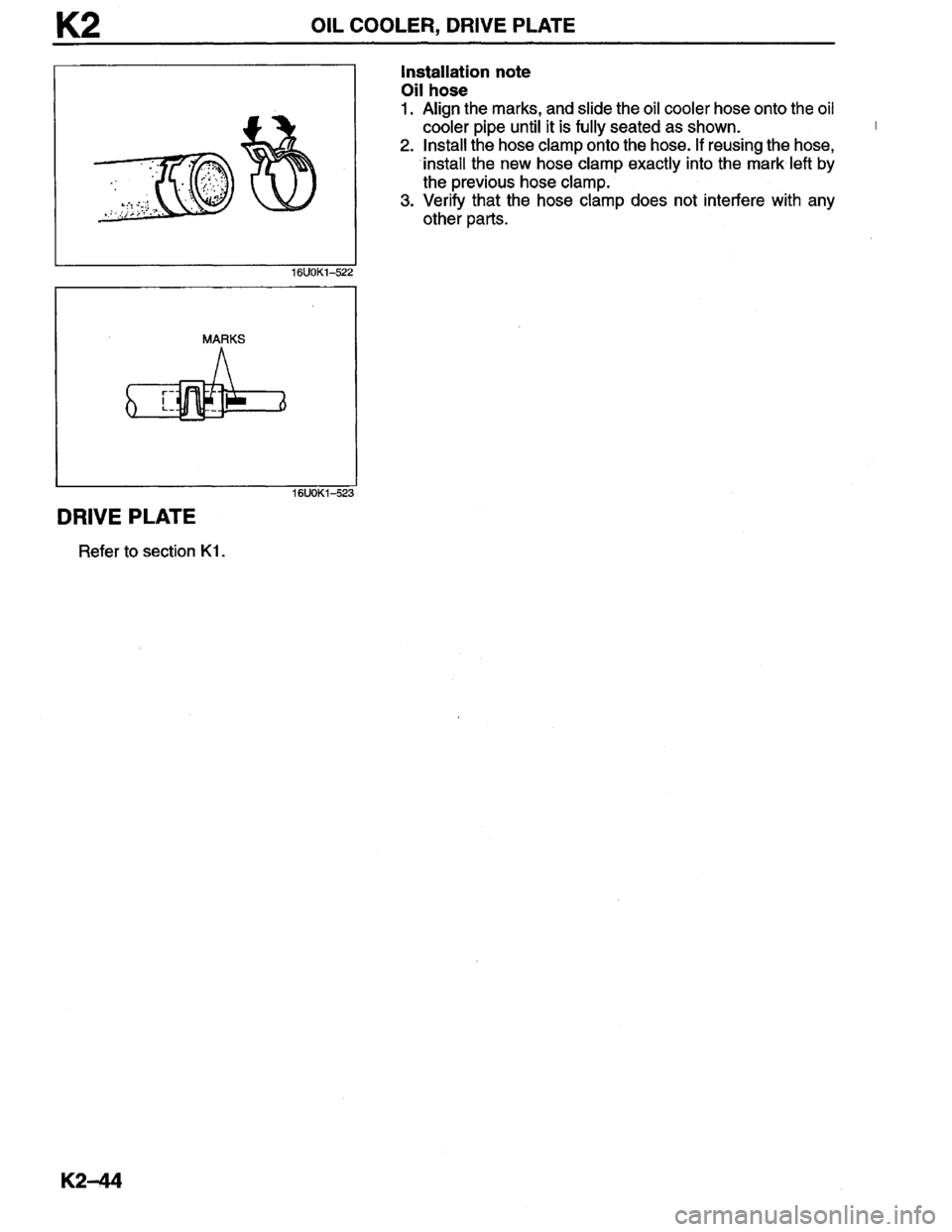 MAZDA MILLENIA 1996  Workshop Manual 