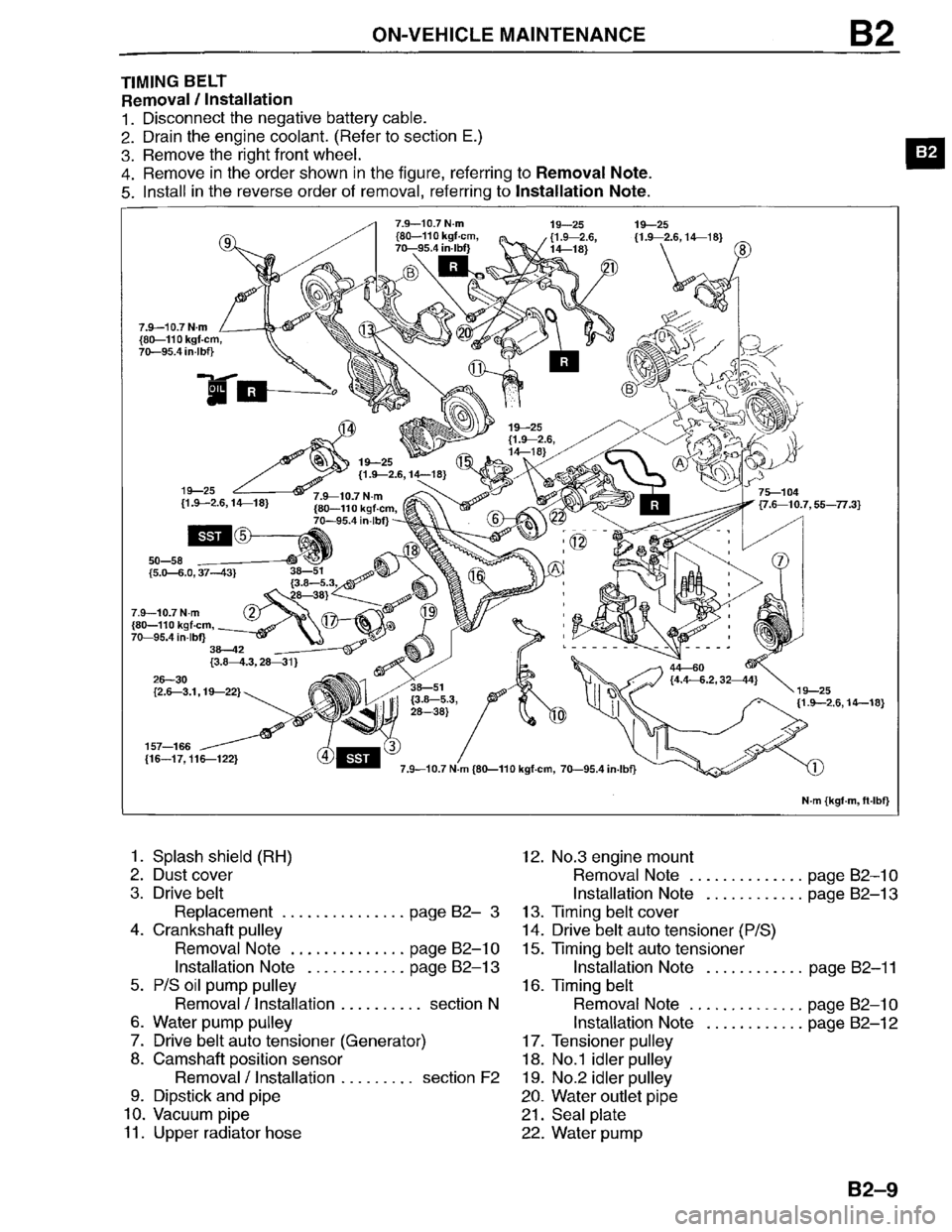 MAZDA MILLENIA 1996  Workshop Manual 