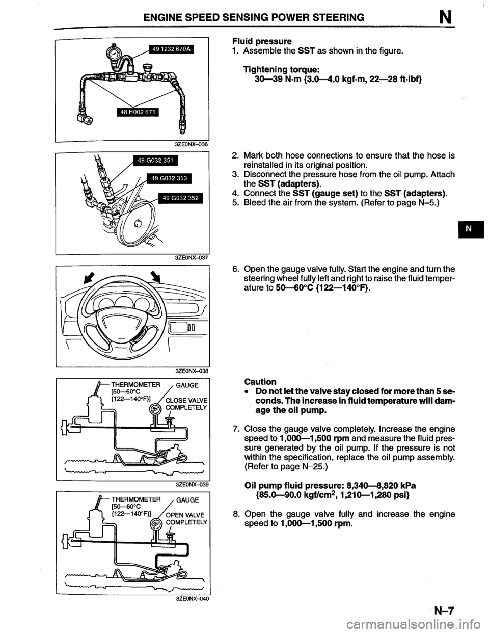MAZDA MILLENIA 1996  Workshop Manual 