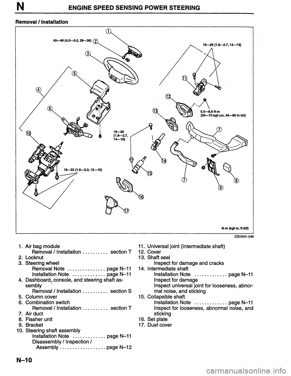 MAZDA MILLENIA 1996  Workshop Manual 
