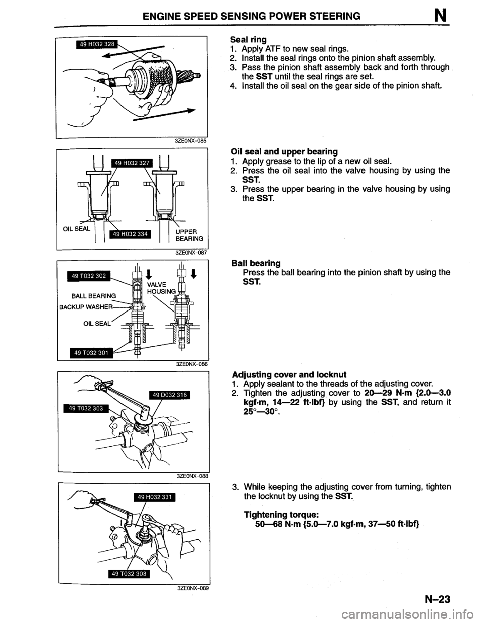 MAZDA MILLENIA 1996  Workshop Manual 