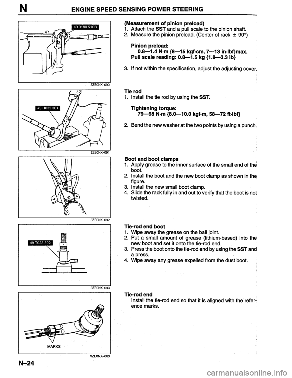 MAZDA MILLENIA 1996  Workshop Manual 