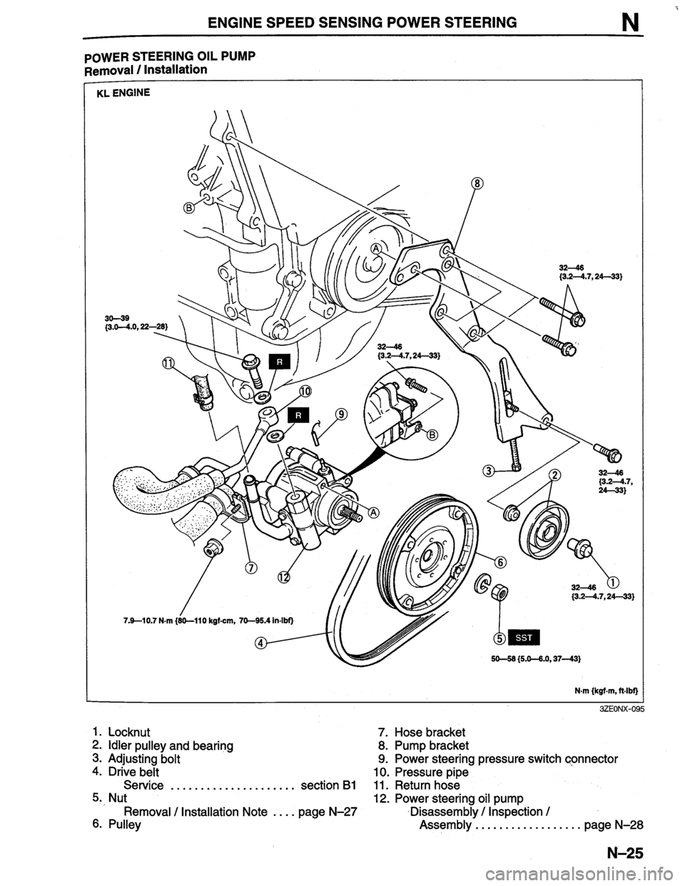 MAZDA MILLENIA 1996  Workshop Manual 