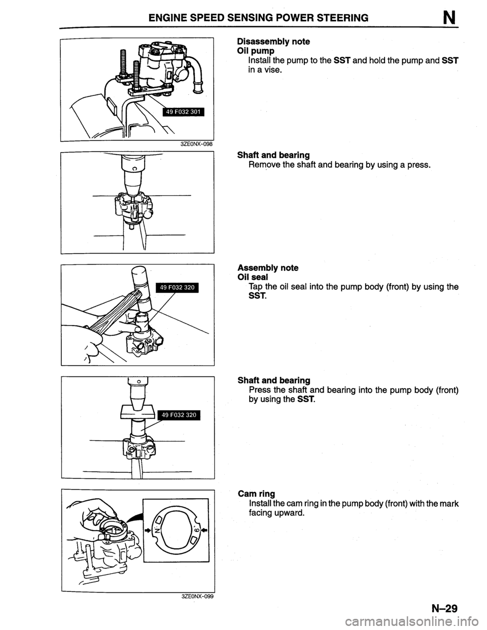MAZDA MILLENIA 1996  Workshop Manual 