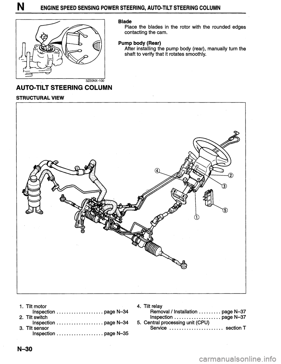 MAZDA MILLENIA 1996  Workshop Manual 