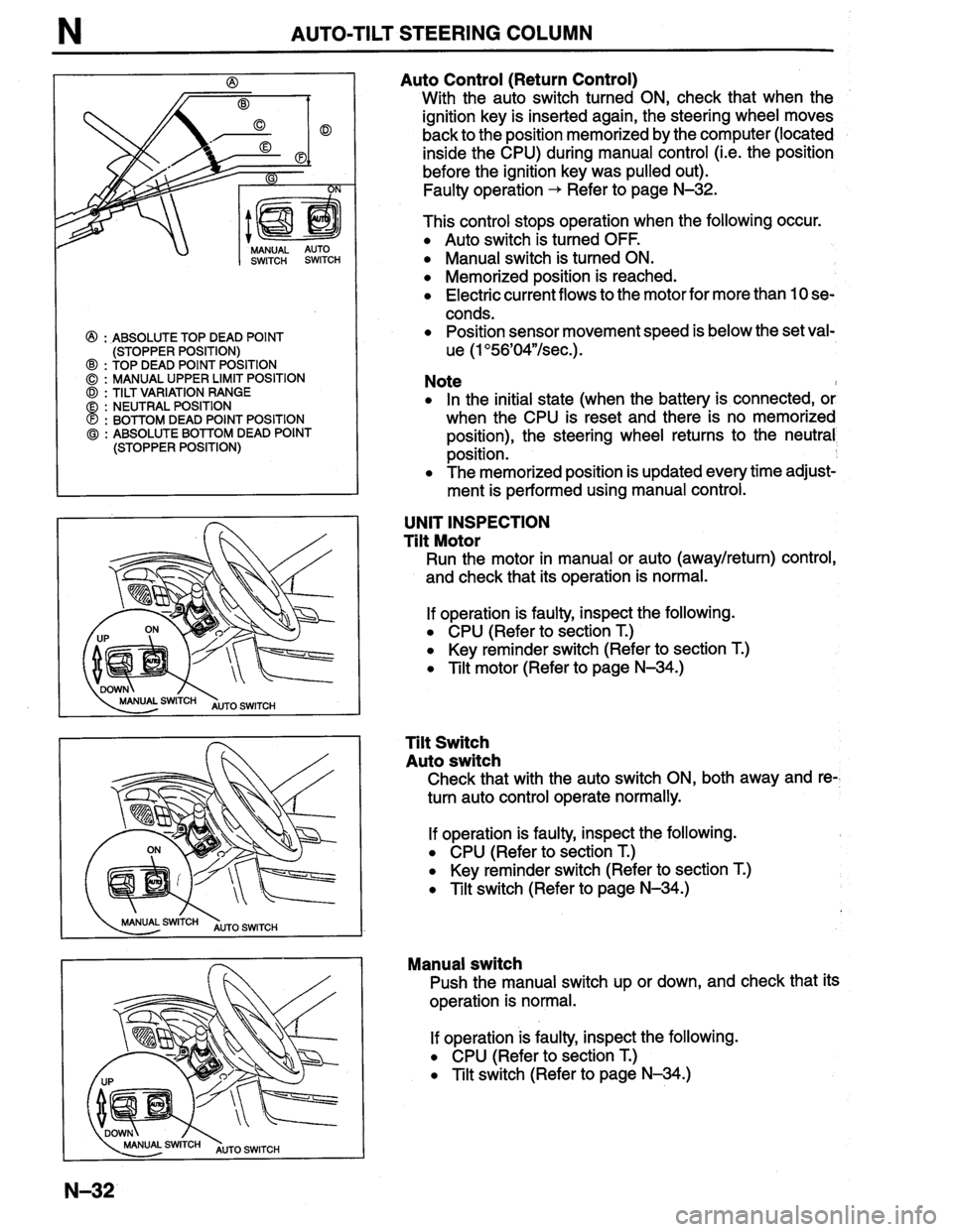 MAZDA MILLENIA 1996  Workshop Manual 