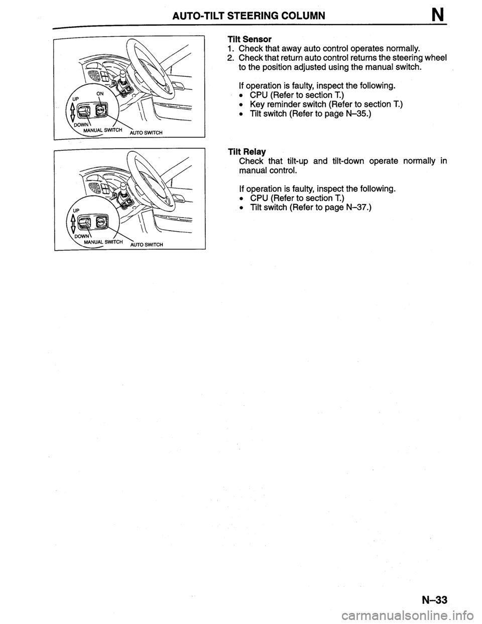 MAZDA MILLENIA 1996  Workshop Manual 