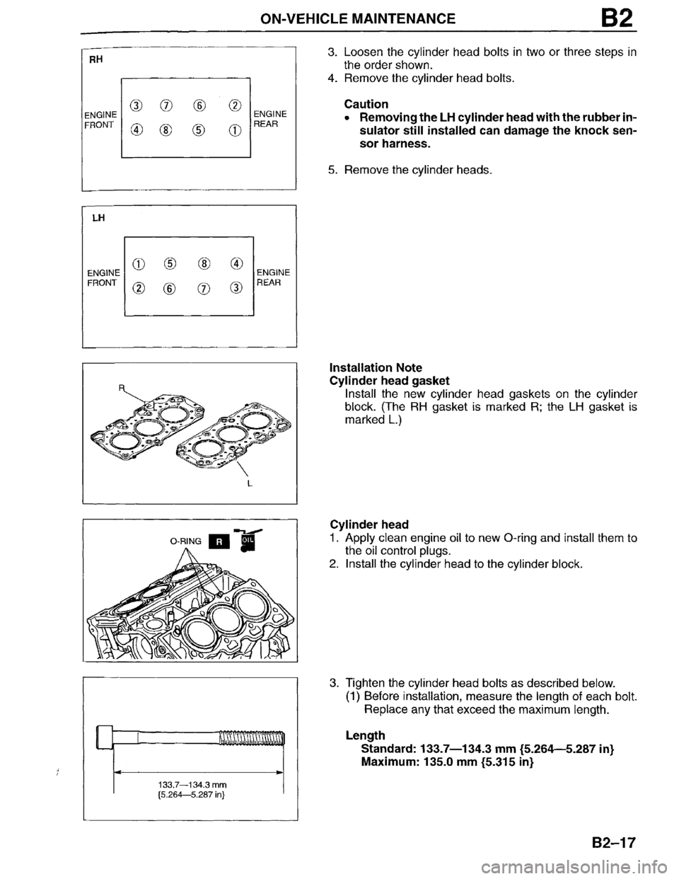 MAZDA MILLENIA 1996  Workshop Manual 