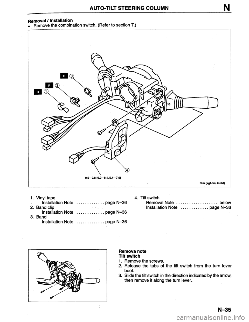 MAZDA MILLENIA 1996  Workshop Manual 