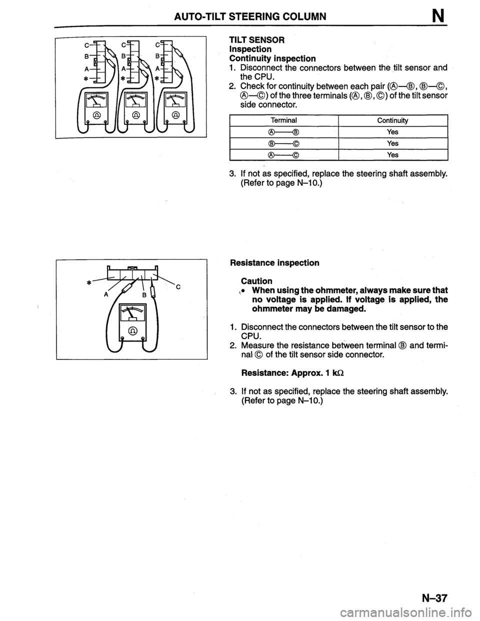 MAZDA MILLENIA 1996  Workshop Manual 