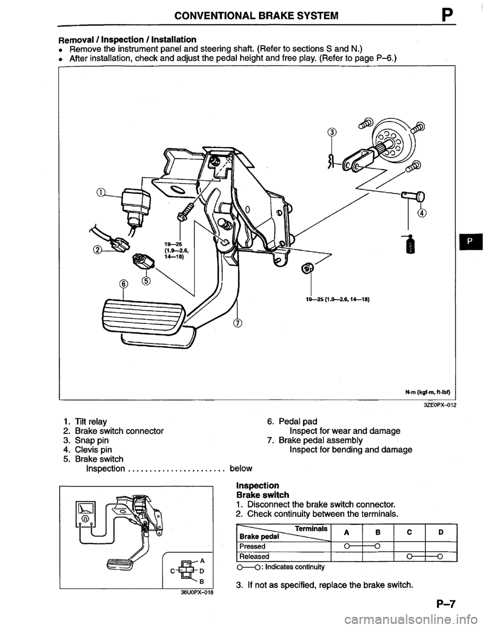 MAZDA MILLENIA 1996  Workshop Manual 