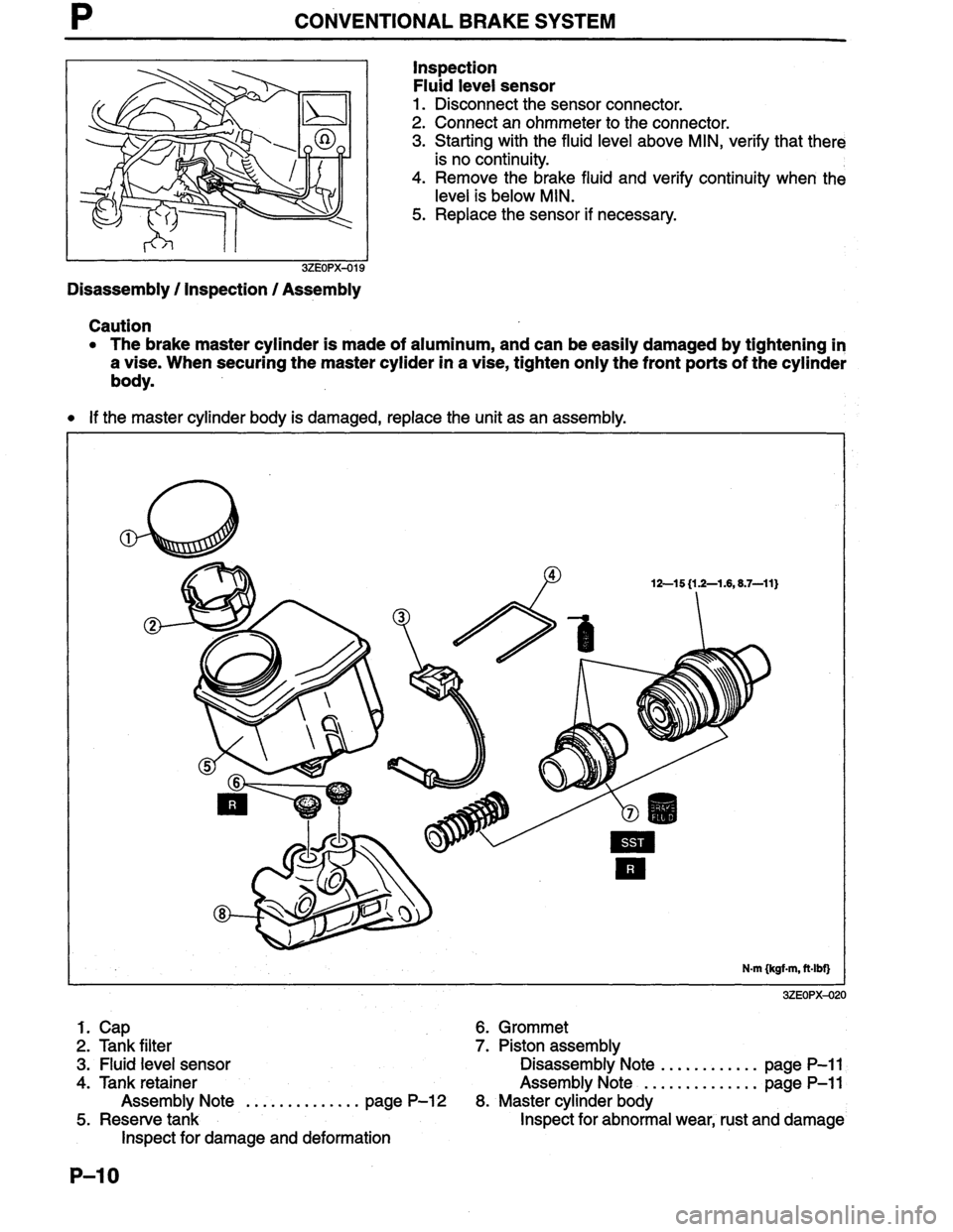 MAZDA MILLENIA 1996  Workshop Manual 