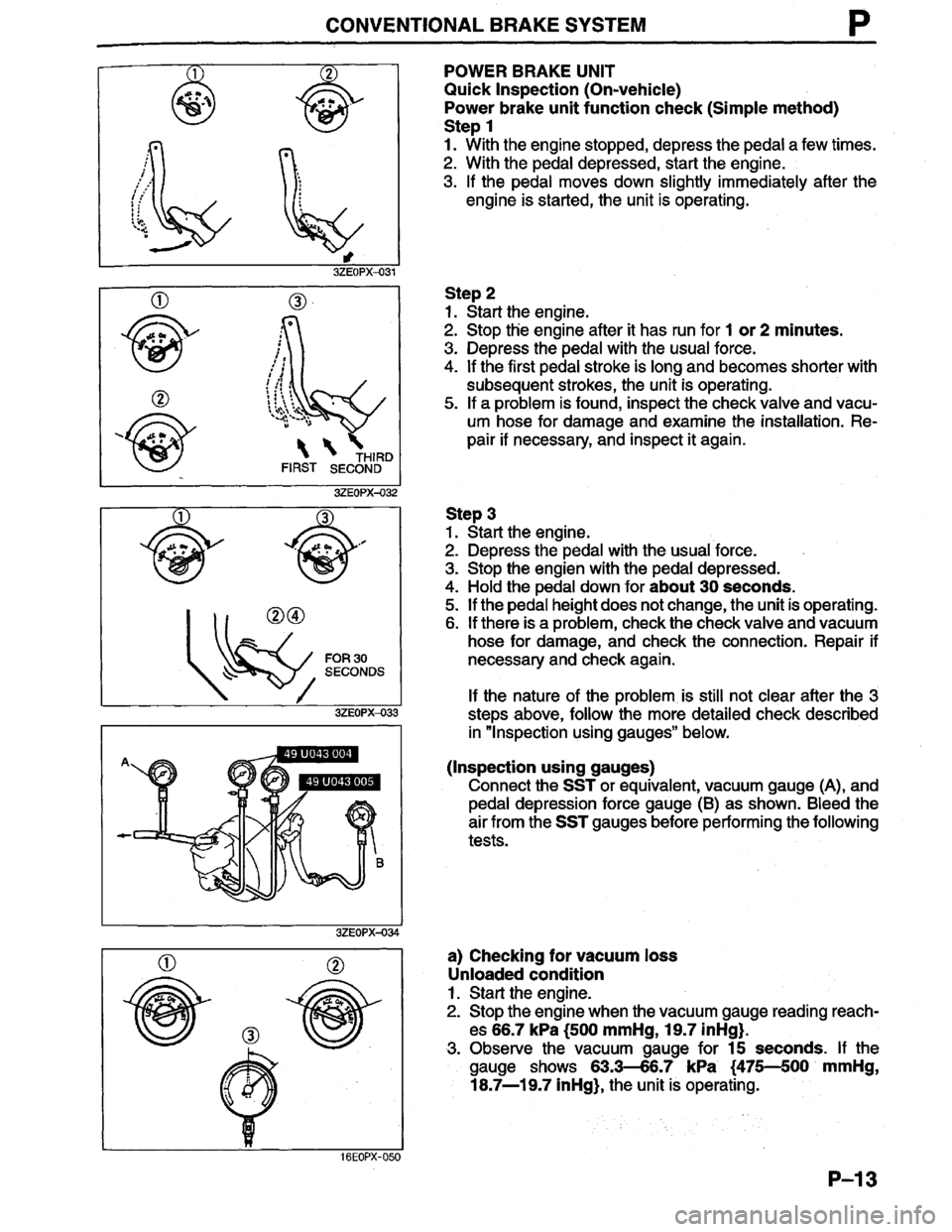 MAZDA MILLENIA 1996  Workshop Manual 