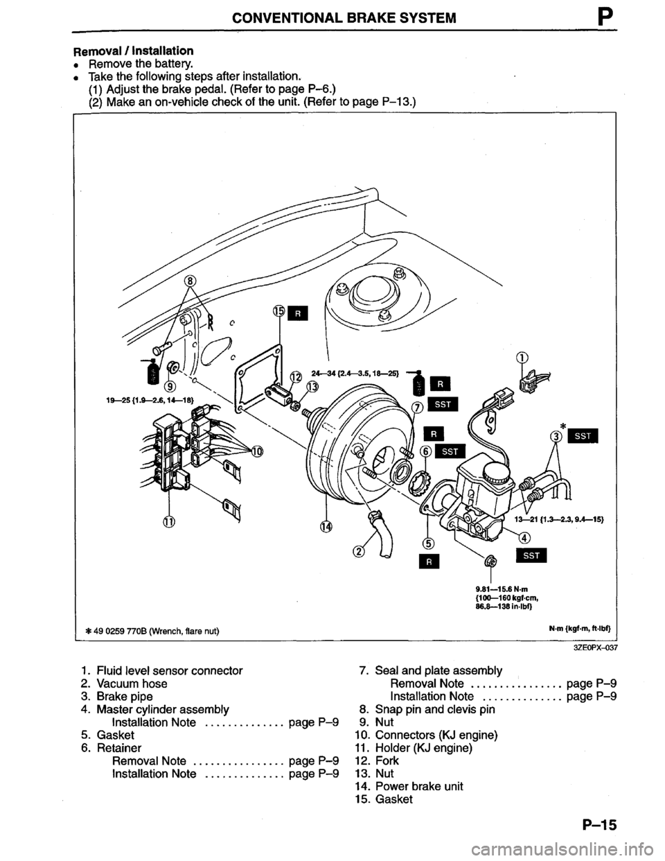 MAZDA MILLENIA 1996  Workshop Manual 