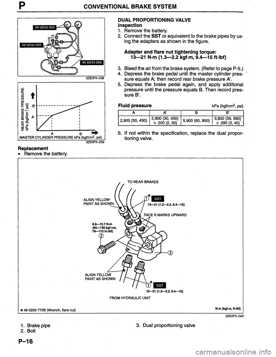 MAZDA MILLENIA 1996  Workshop Manual 