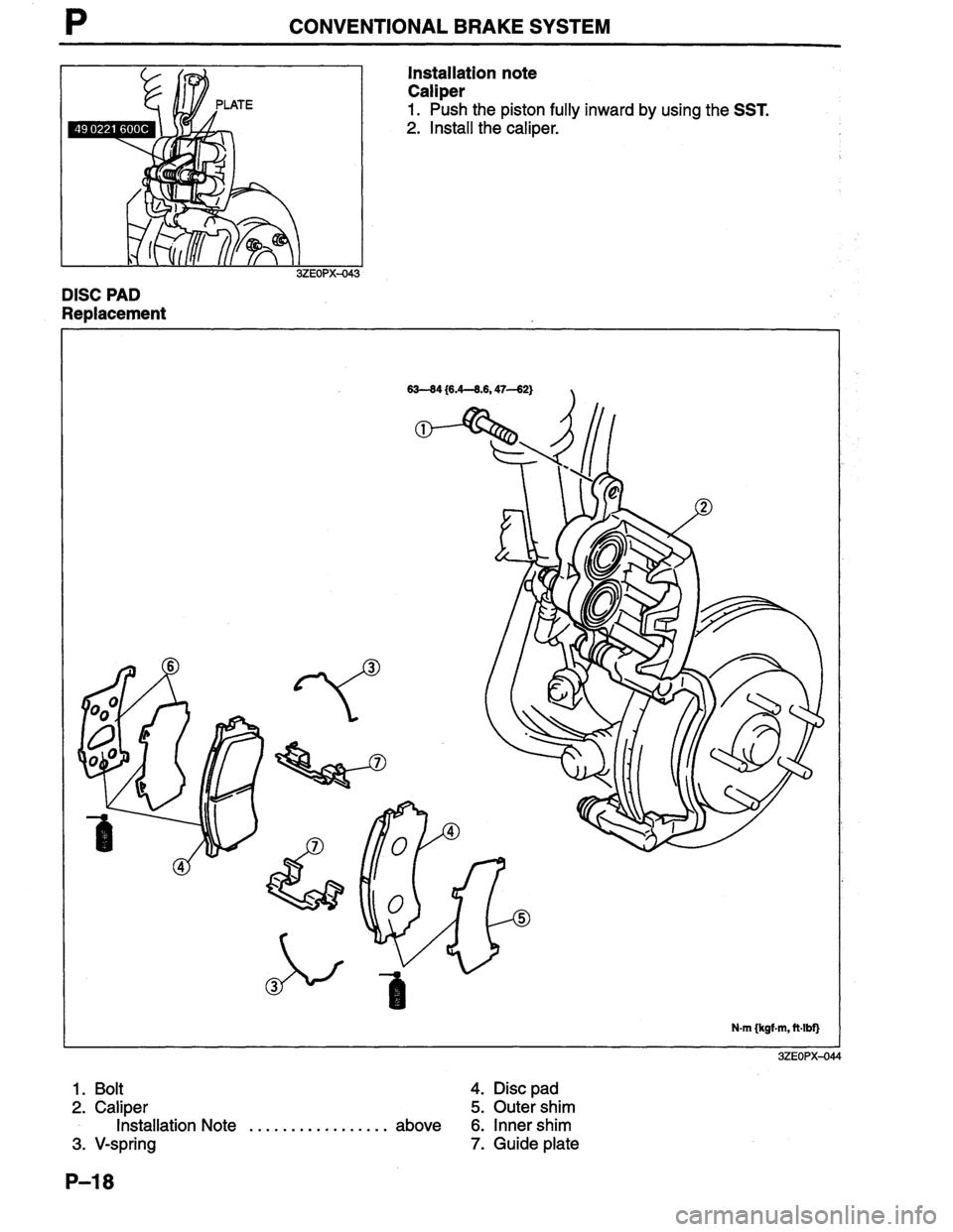 MAZDA MILLENIA 1996  Workshop Manual 
