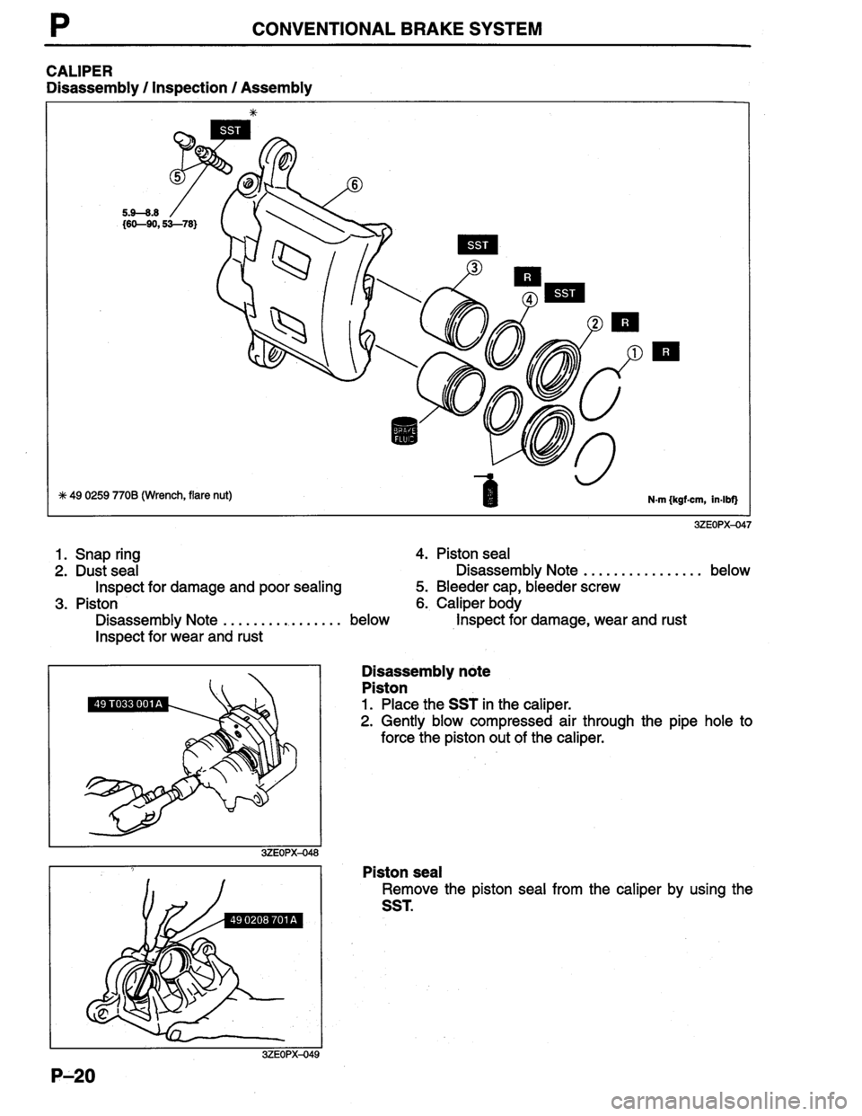 MAZDA MILLENIA 1996  Workshop Manual 