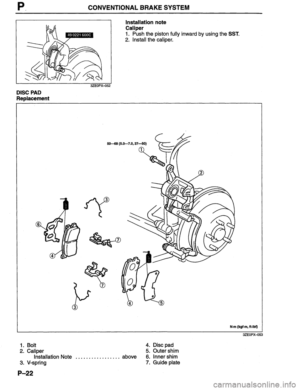 MAZDA MILLENIA 1996  Workshop Manual 
