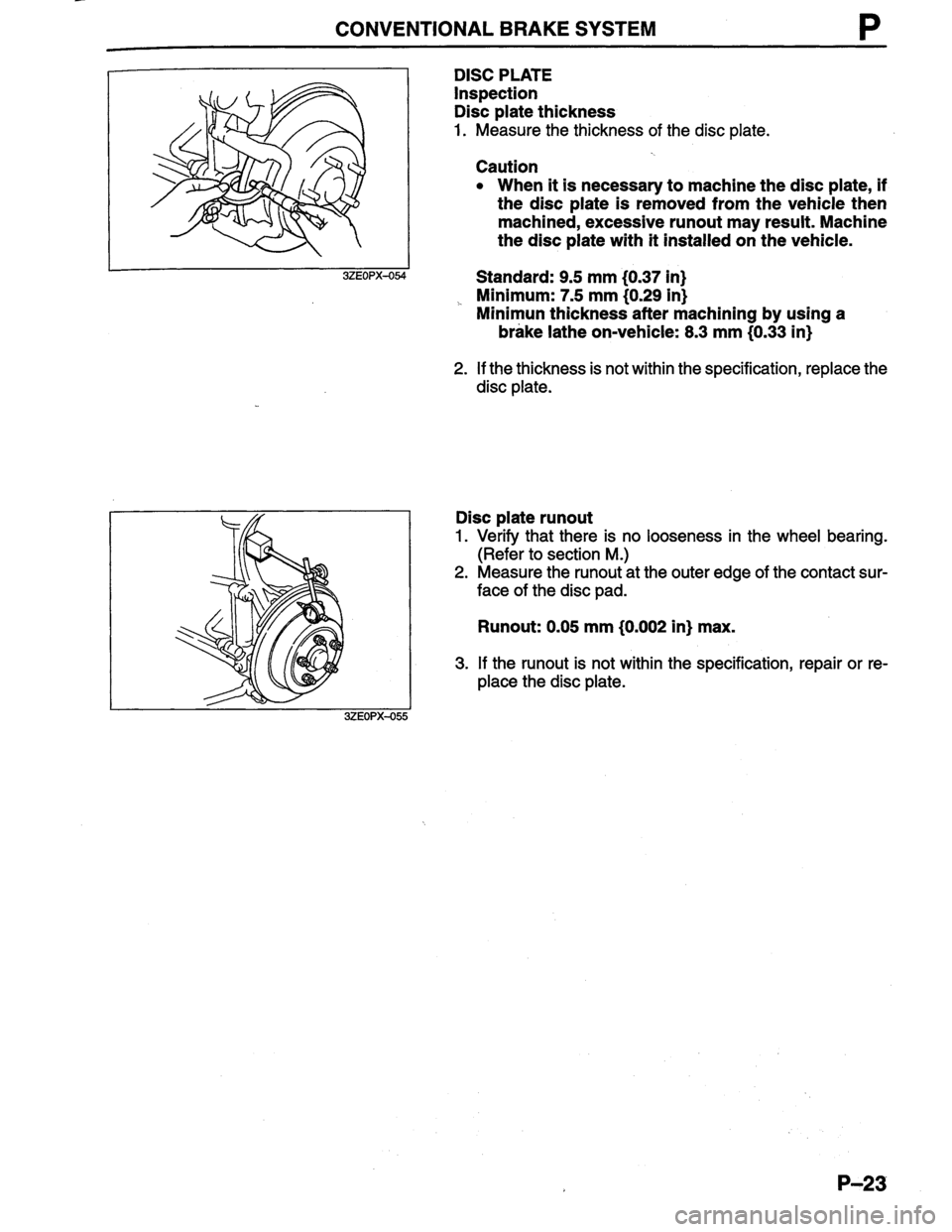 MAZDA MILLENIA 1996  Workshop Manual 
