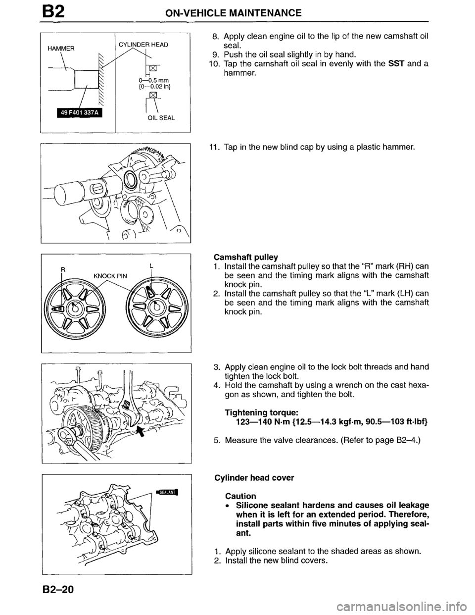 MAZDA MILLENIA 1996  Workshop Manual 