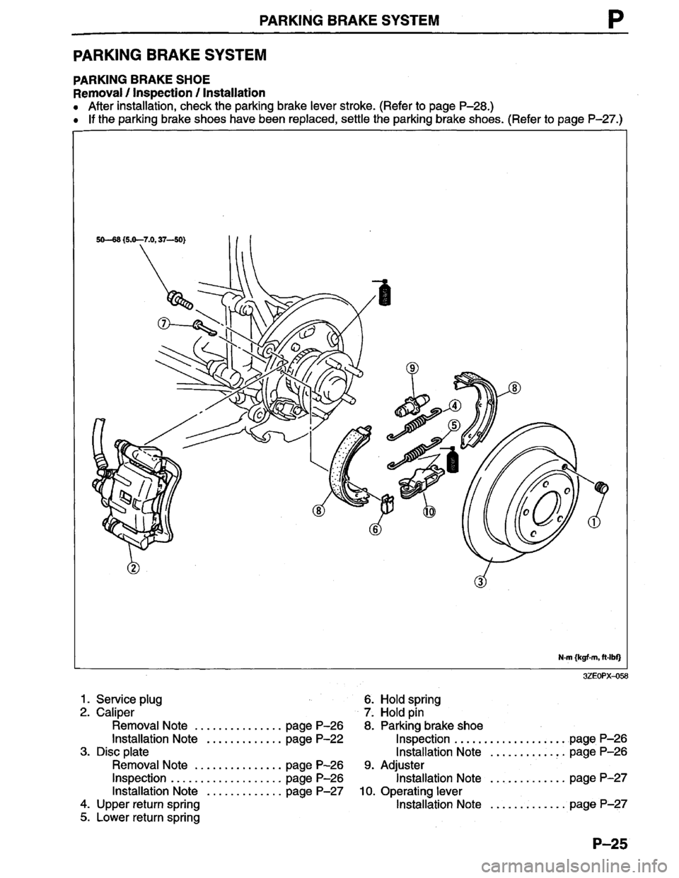 MAZDA MILLENIA 1996  Workshop Manual 