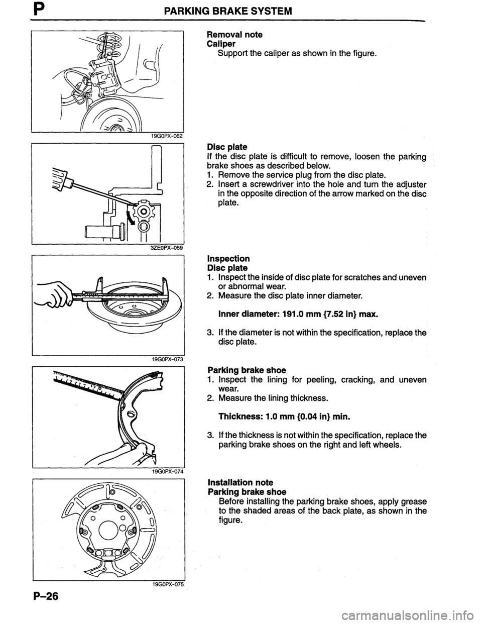 MAZDA MILLENIA 1996  Workshop Manual 