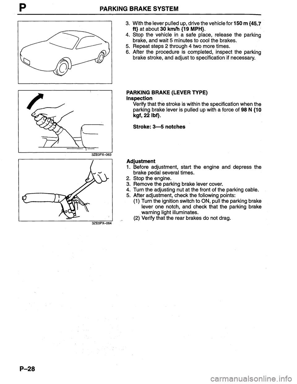 MAZDA MILLENIA 1996  Workshop Manual 